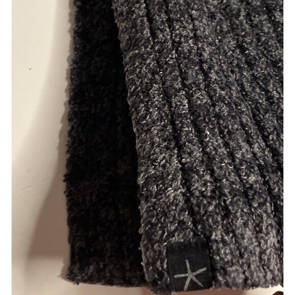 Barefoot Dreams Sweater Medium Gray CozyChic Lite Knit Ribbed Cardigan Pockets - Picture 5 of 8